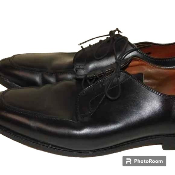Allen Edmonds LaSalle Black Leather Split Toe Oxfords Shoes 4308 Men\'s Size 13D main image 7